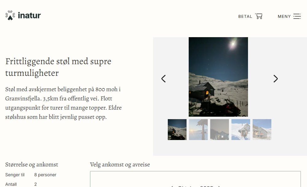 Stølen på Skykkjeset i Granvinsfjella